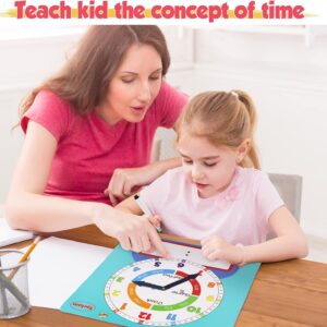 Magnetic Writable Dry Erase Learning Clock